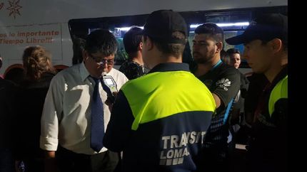 se realizó un operativo en el club temperley.