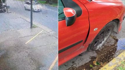 Buscan al automovilista que provocó el choque en Banfield. Buscan al automovilista que provocó el choque en Banfield.