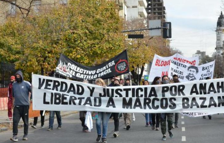 La marcha es a cuatro años de su detención.