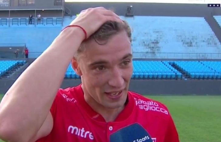 El desahogo del goleador de Los Andes.