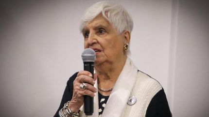 Cecilia, agradecida por el reconocimiento a su trayectoria.