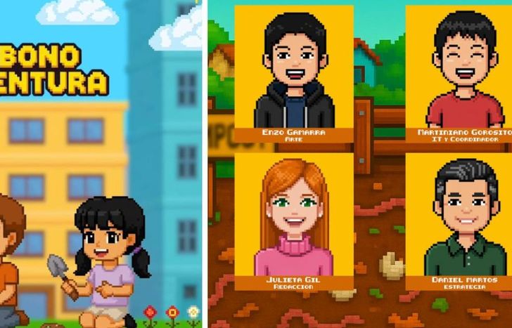 Son cuatro los estudiantes que armaron el proyecto lúdico.