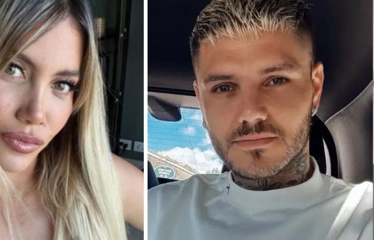 Wanda Nara y Mauro Icardi.