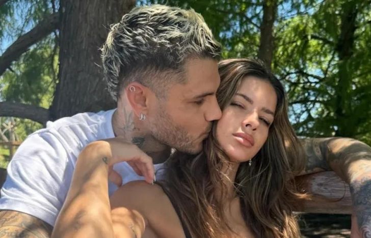 Mauro Icardi y la China Suárez.&nbsp;