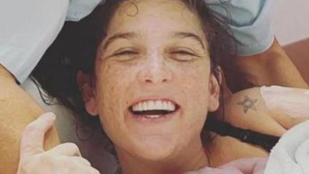 Con un parto humanizado, Juana Repetto fue mamá por segunda vez