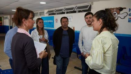 La Defensoría visitó el Hospital Municipal de Mascotas de Lomas.