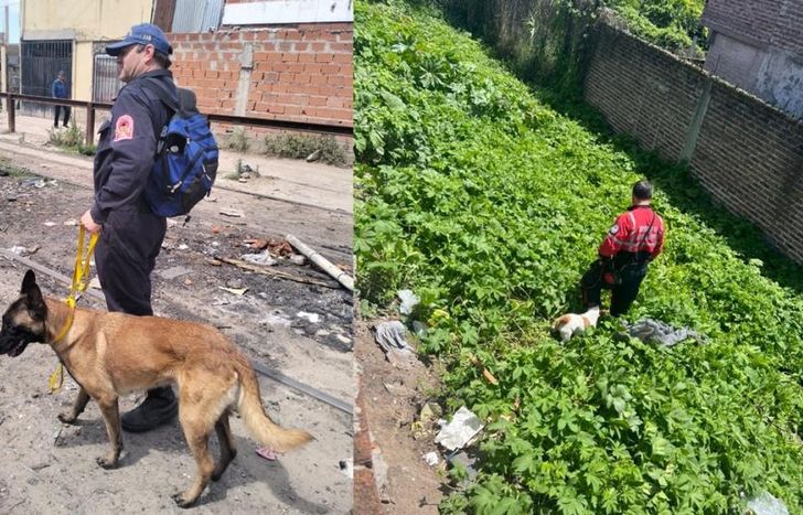 El operativo se realizó en la zona donde habían encontrado el cuerpo.