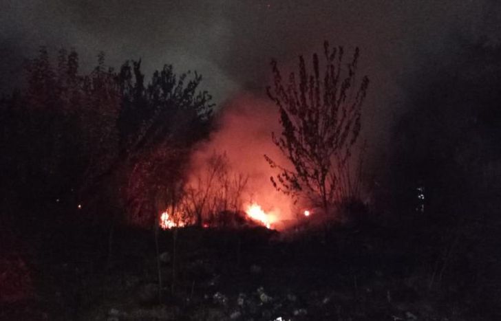 Dentro del terreno había autos en desuso y basura.