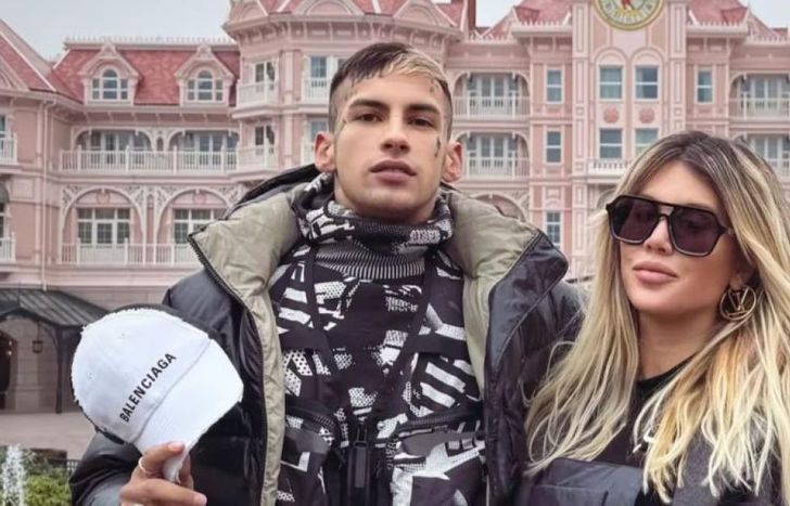 L-Gante y Wanda Nara.