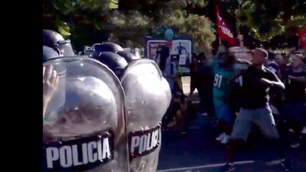 movilizaron a favor de maduro en buenos aires