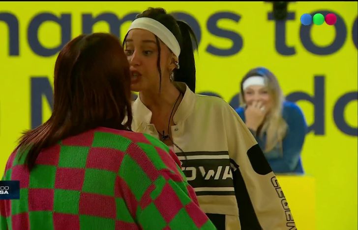 Yipio y Juliana Díaz, en plena pelea.&nbsp;
