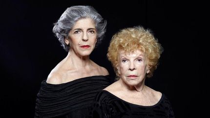 Nelly, con su hija Cristina Banegas.