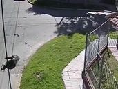 El accidente quedó filmado.