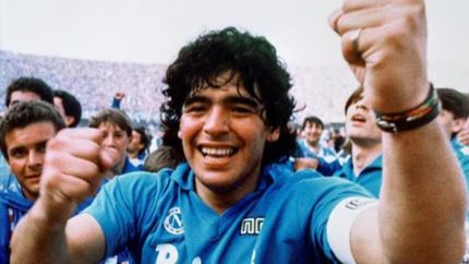 Diego Maradona en el Napoli.&nbsp;