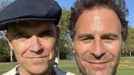 Martín y Robbie, amigos.