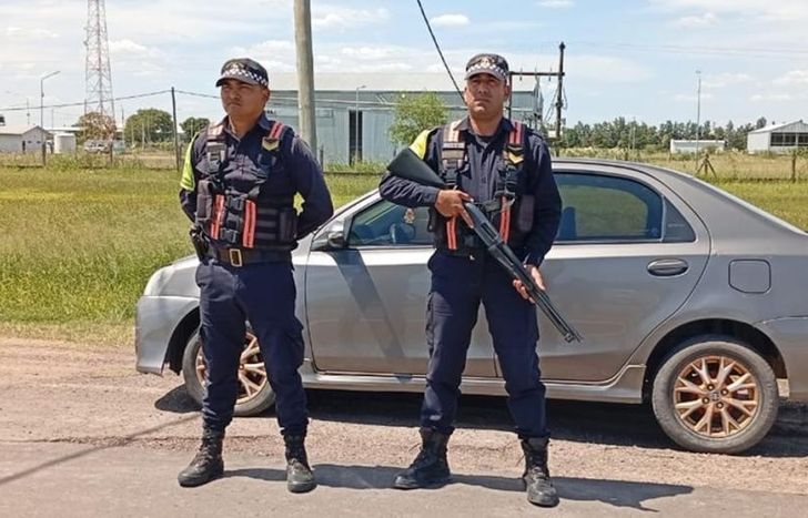 El auto fue recuperado en plena ruta.