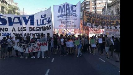 se reunieron en señal de protesta para visibilizar la situación que están padeciendo.