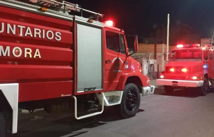 Los Bomberos de Lomas fueron al rescate.