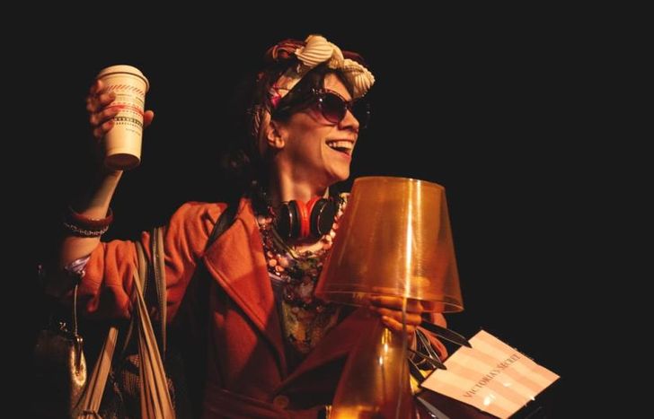 Antonella, en escena,