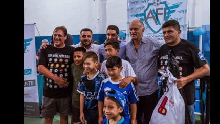 lanus: inauguraron las obras en el club otamendi y lanzaron la liga afi