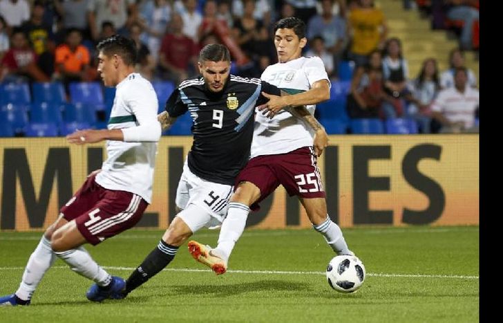 Buen movimiento del hombre del Inter en la jugada de su gol.