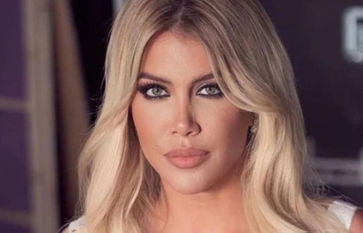 Wanda Nara, de festejo.&nbsp;