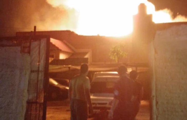 El incendio fue el viernes.