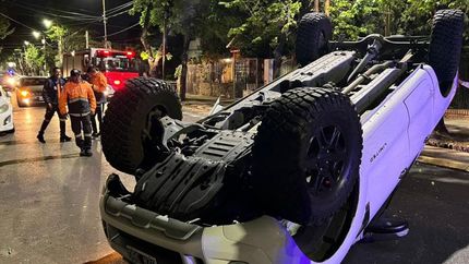 En la intersección de Alem y Grigera, Banfield.