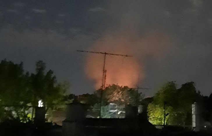El incendio pudo verse desde distintas partes de Turdera.