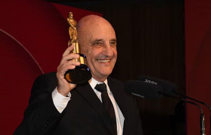 El Puma Goity, con su Martín Fierro.