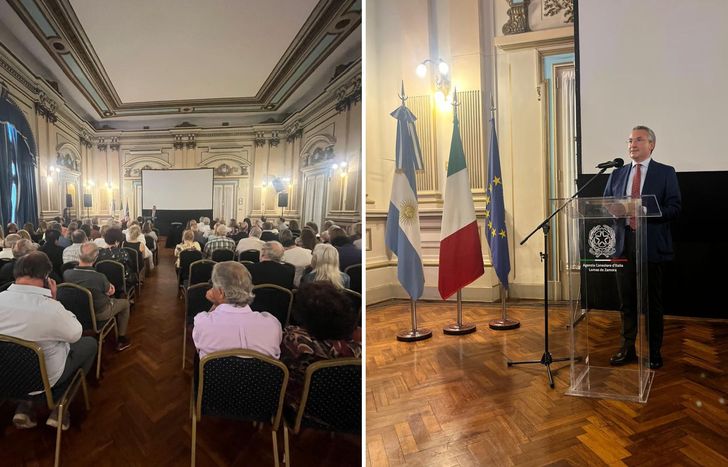 El Salón Dorado de la Sociedad Italiana Unión y Estrella de Lomas recibió a una gran cantidad de vecinos.