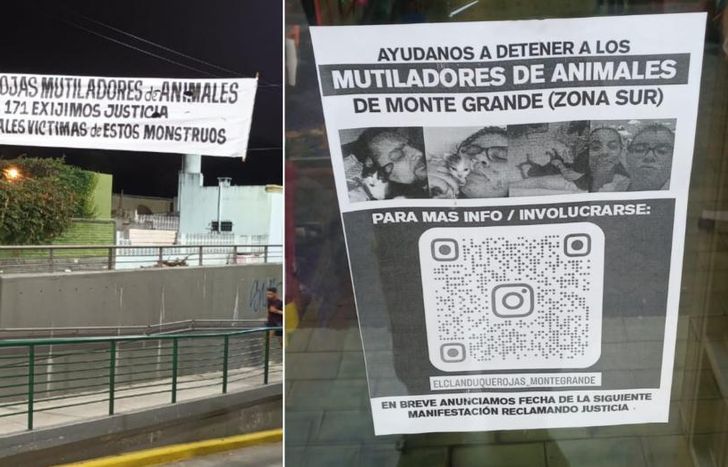 Pasacalles y afiches para alertar a la gente del barrio.