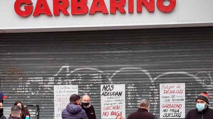 Una imagen de la protesta.