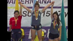 Abril De Cándido, en la cima: se coronó campeona sudamericana