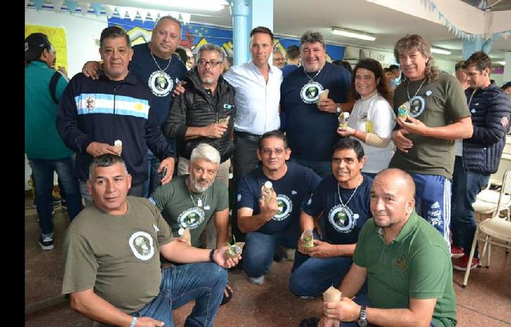 veteranos y familiares de los caídos participaron del encuentro.
