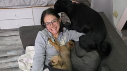 Perro que veía en la calle, perro que quería entrar a casa a curae, dijo Agus Manchini.