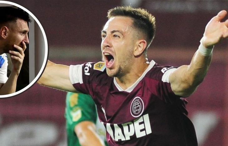 Felipe Peña Biafore imito a Lionel Messi.