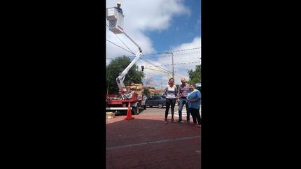 instalaron luces led en banfield oeste