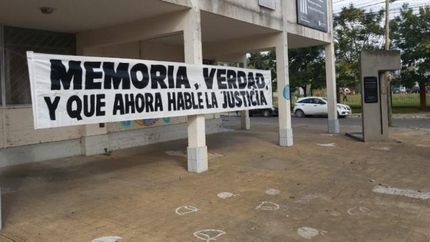 Pozo de Banfield, centro clandestino de detención que funcionó en la última dictadura militar.