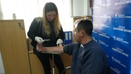 Operativo de documentación sanitaria en la empresa Revigal.