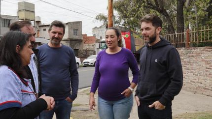 Inauguraron el asfalto de Pío Collivadino en San  José
