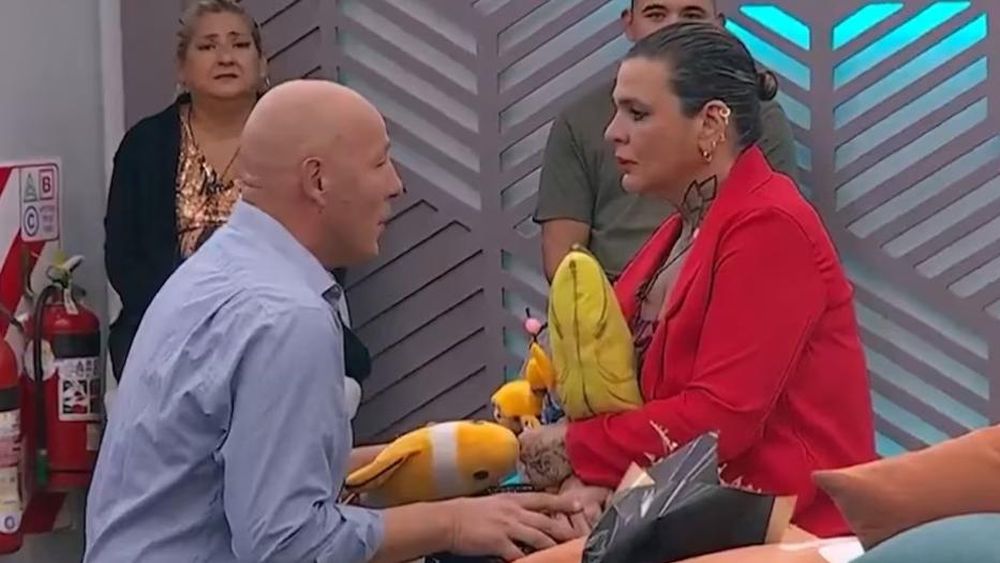 Sandra y su esposo en Gran Hermano.