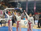 Sol Rizzo, la nueva campeona que Lomas de Zamora tiene en taekwondo.
