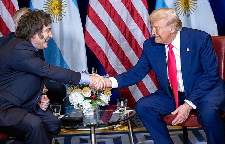 Fuerte apoyo norteamericano al gobierno de Milei.