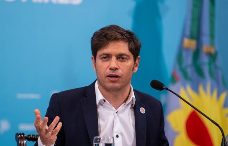 Axel Kicillof habló de la obligatoriedad de la vacuna.