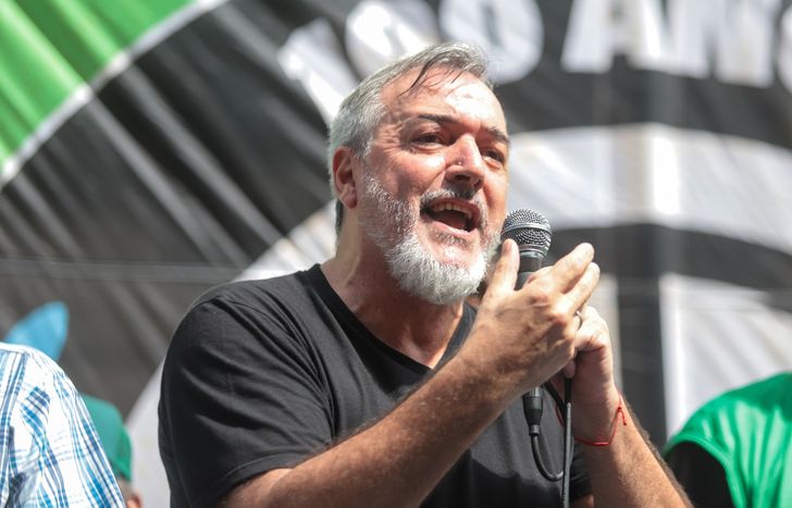 El secretario general de ATE, Rodolfo Aguiar.&nbsp;