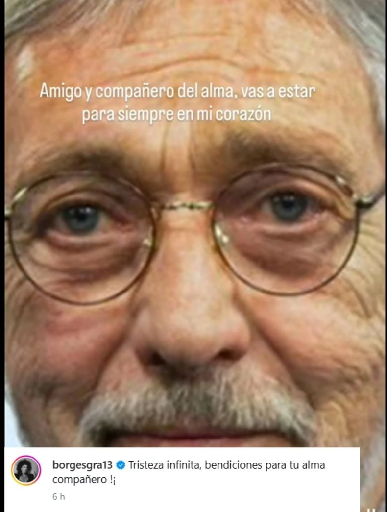 La despedida de Graciela Borges. 