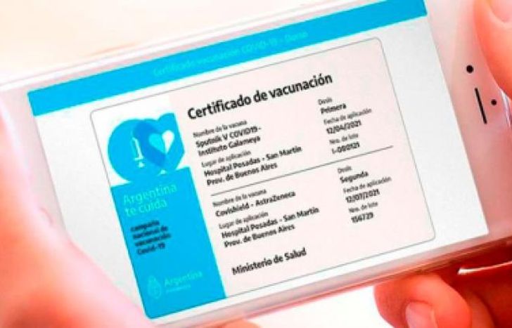 El pase sanitario comenzará a usarse la próxima semana.