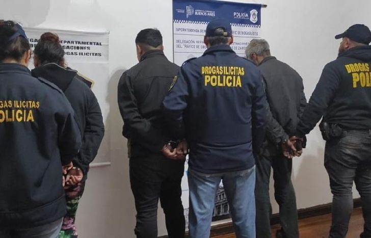 Los detenidos.