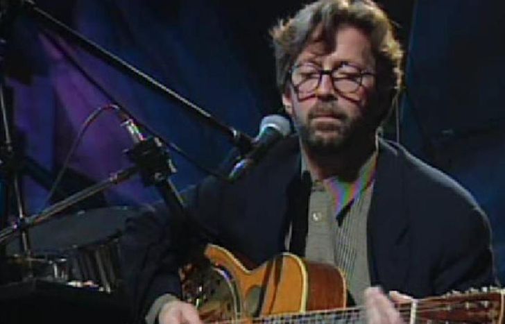 Eric Clapton en su MTV Unplugged.